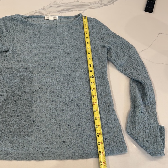 TREASURE & BOND blue blouse size small - Picture 9 of 10